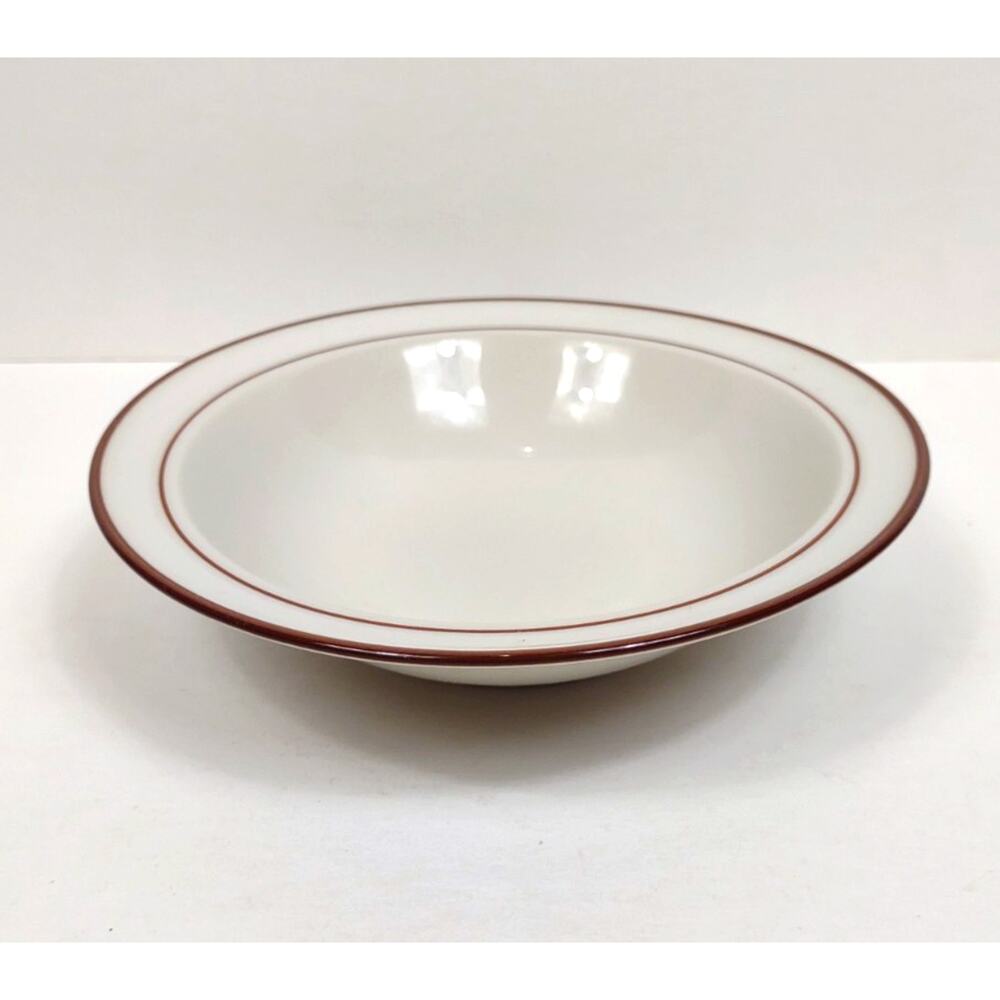 Vintage Elegance Collection Bavaria Brown Stoneware Bowl Fine Imported Japan 6"